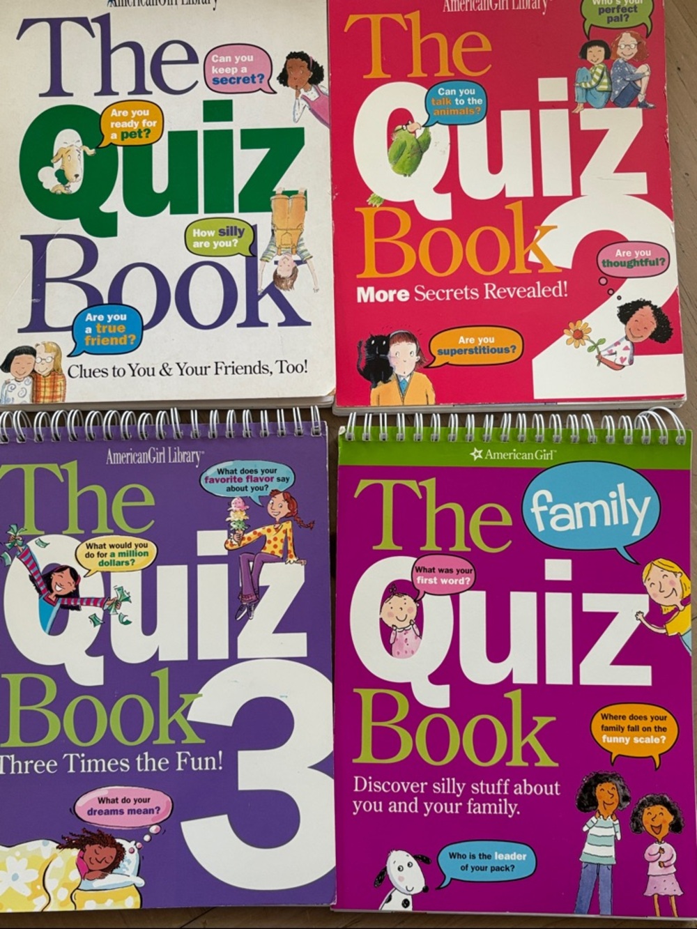 American Girl Quiz Books